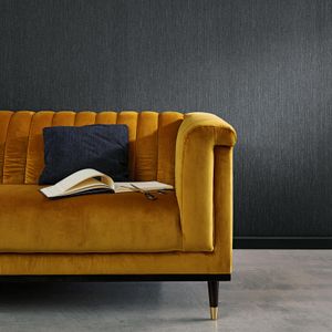 Einfarbige Tapete in schwarz 10004-15
