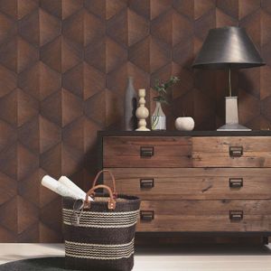 Guido Maria Kretschmer Tapete 3D braun, 1037048
