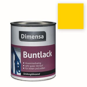 Dimensa Buntlack seidenglänzend | Rapsgelb RAL 1021