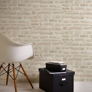 Vlies Steintapete Beige 