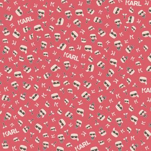 Karl Lagerfeld | Vlies Designertapete Blau 