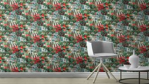 Vinyltapete 687408 Rasch Tropical House