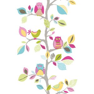 Vlies Vogeltapete Bunt 