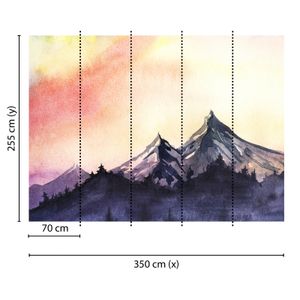 Fototapete MountainPaint1 DD118606 A.S. Création Designwalls