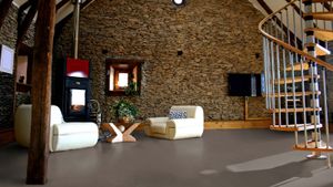 Forbo Marmoleum Modular "t3568 delta lace" (50 x 50 cm)