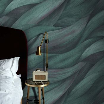 Designtapete in türkis 10257-18