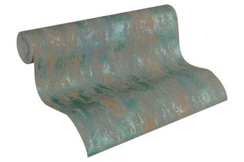 Patina Tapete in Metalloptik | B326512