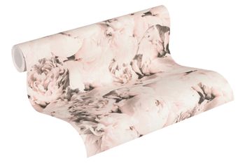 Vlies Blumentapete Rosa 