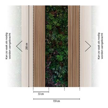 Livingwalls The Wall III Akustikpaneele-Tapete mit Pflanzen | 398521