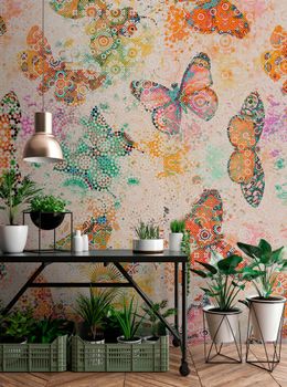 Fototapete mosaicButterf2 DD110266 Livingwalls Walls by Patel