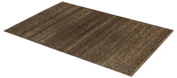 Hochflor Teppich Braun meliert