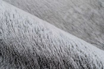 Moderner Teppich weich Grau