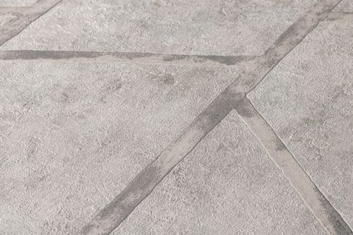 Vlies Geometrische Tapete Grau 