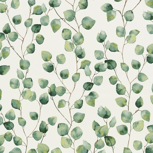 Aquarell-Tapete Eukalyptus Grün | B370441
