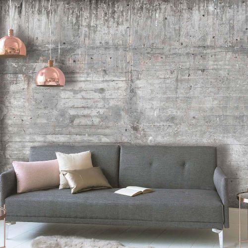 Betonwand-Tapete Grau