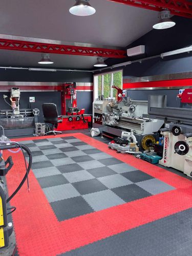 Fortelock Industry 2040 "Noppen-Struktur graphit"