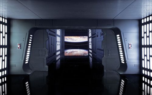 Komar Star Wars Fototapete Todesstern 029-DVD4 | 400 x 250 cm