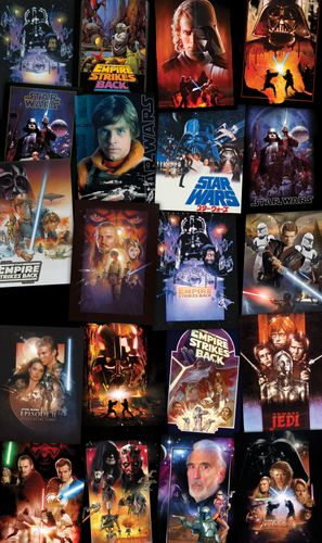 Komar Star Wars Posters Collage VD-048 | 120 x 200 cm