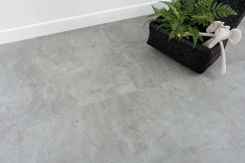 Nature2Floor Stone XL Click "Beton hellgrau" | Integrierte Trittschalldämmung