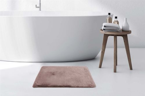 Badematte flauschig Mauve