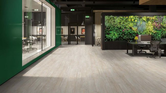 Gerflor Vinyl Trend 55 "0584 White Lime" (18,4 x 121,9 cm)