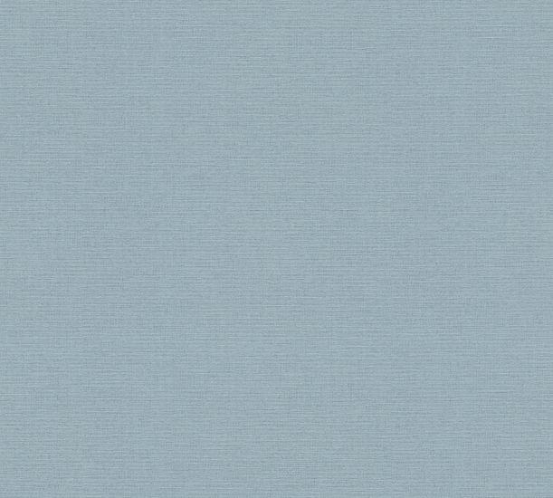 Grau Blaue Tapete in Leinenoptik | B306887