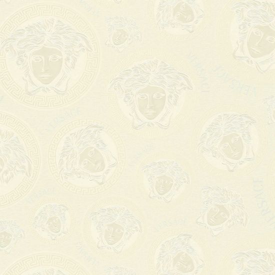 Versace-Tapete Medusa Creme | 386116