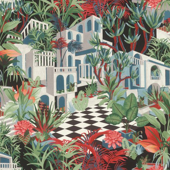 Vinyltapete 687408 Rasch Tropical House