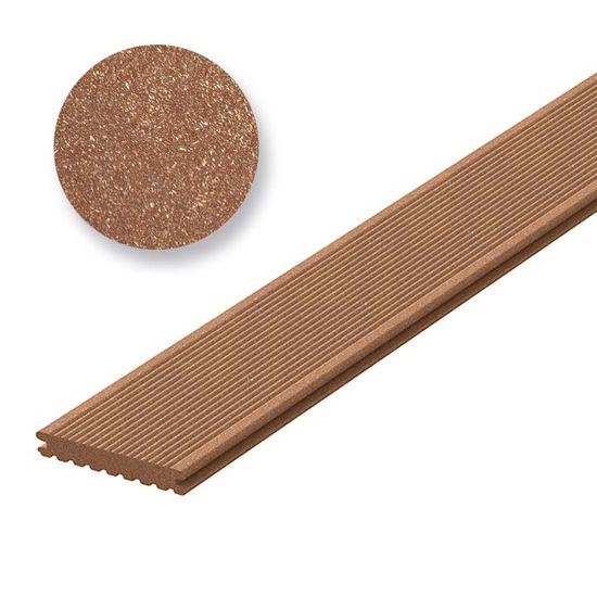 Megawood Classic Barfußdiele "Nussbraun" | Stärke 21 mm x Breite 145 mm