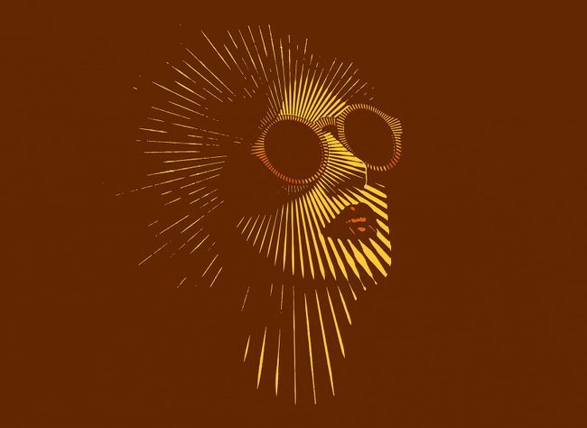 Pop Art Fototapete Frau mit Sonnenbrille Rot