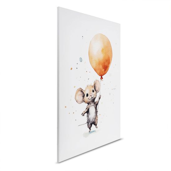 Leinwand Cute Mouse Orange | DD133296