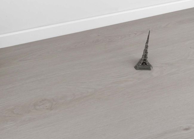 Nature2Floor Easy Click Acoustic XL "Eiche weiß-grau" | Integrierte Trittschalldämmung